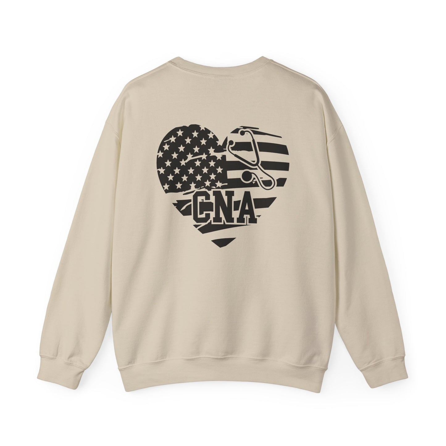 CNA Heart Unisex Sweatshirt - Certified Nursing Assistant Gift Idea
