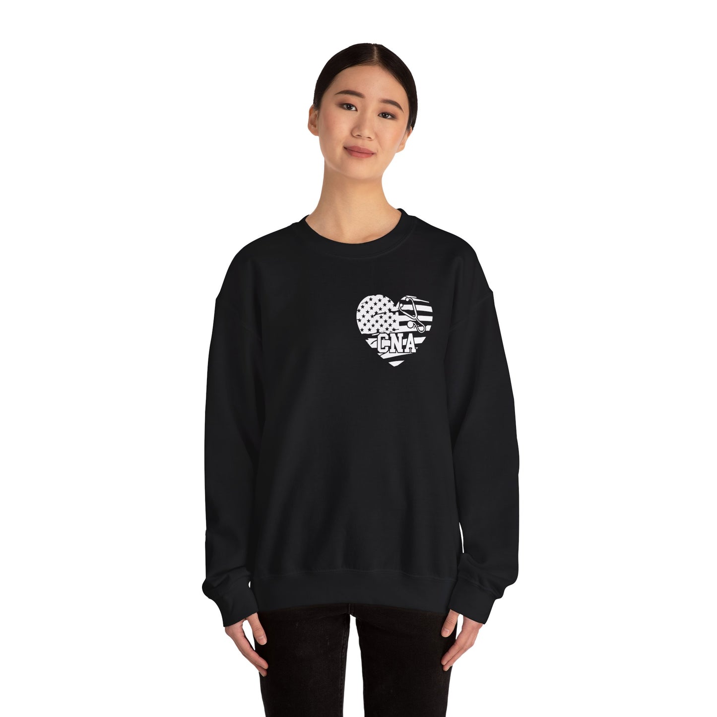CNA Heart Flag Sweatshirt