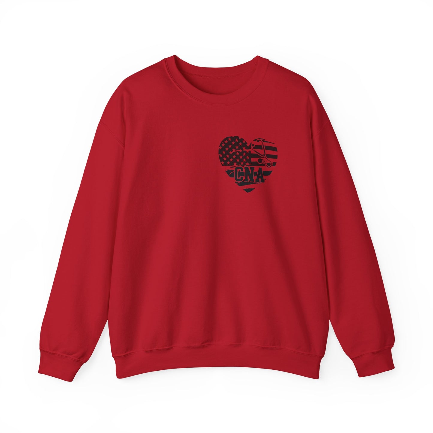 CNA Heart Unisex Sweatshirt - Certified Nursing Assistant Gift Idea