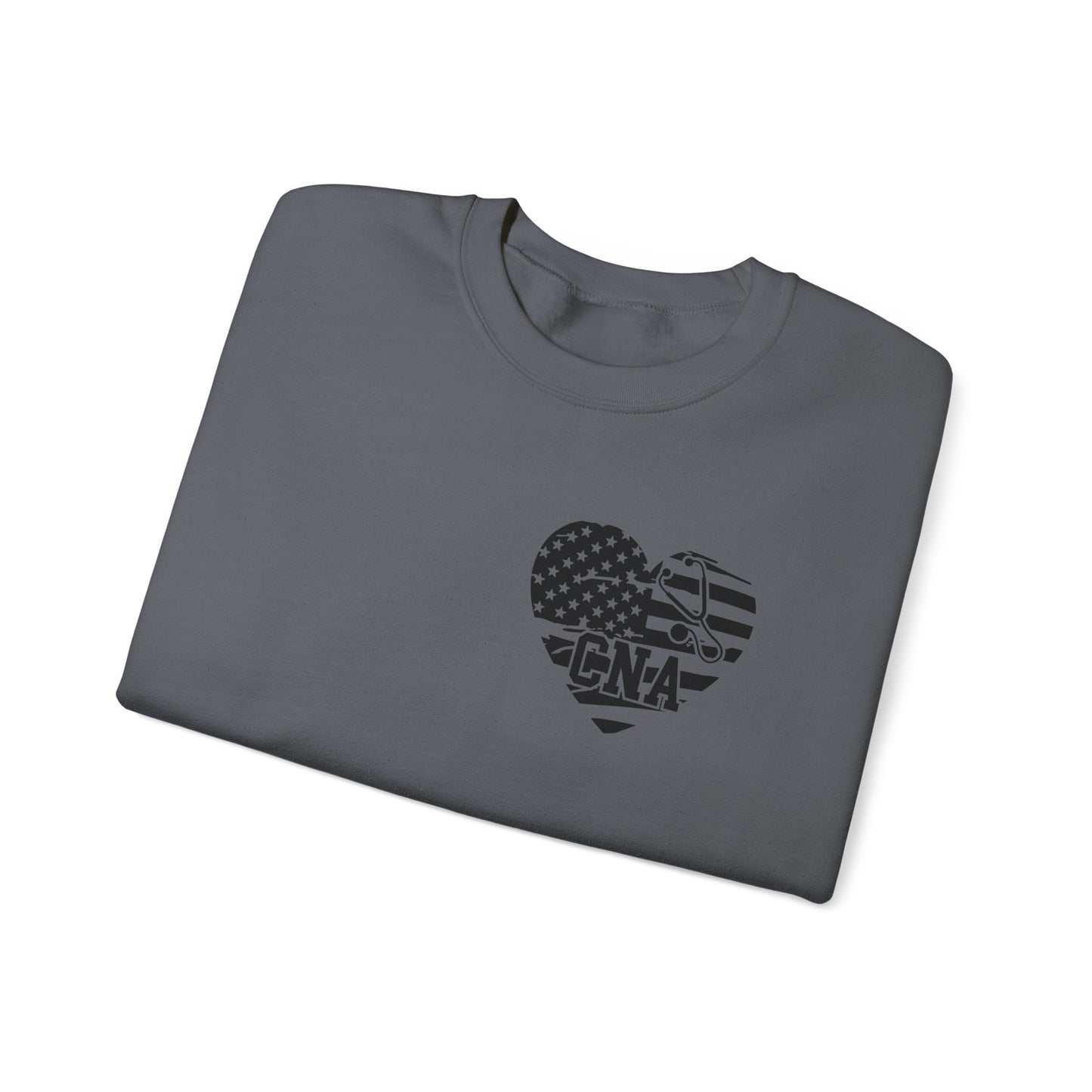 CNA Heart Unisex Sweatshirt - Certified Nursing Assistant Gift Idea