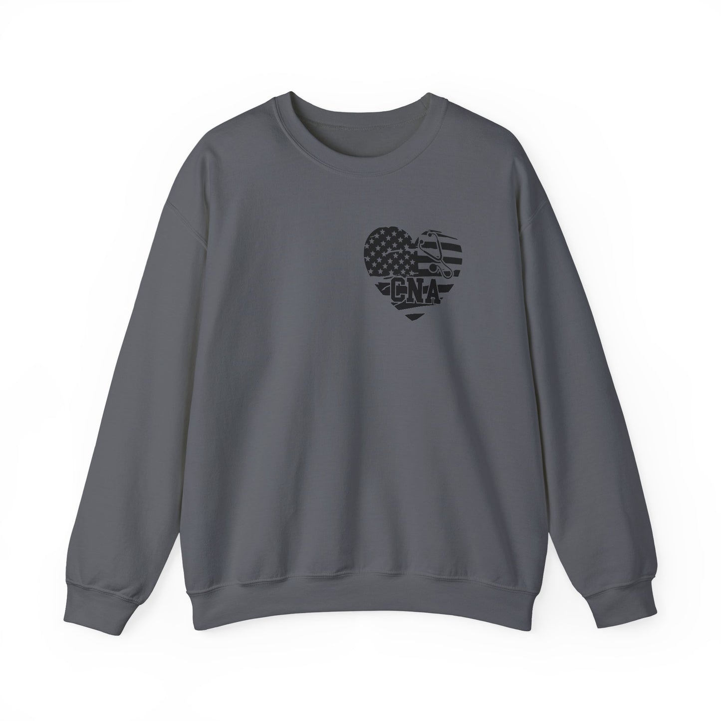 CNA Heart Unisex Sweatshirt - Certified Nursing Assistant Gift Idea