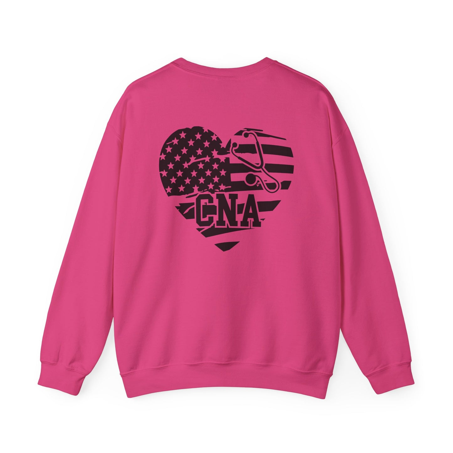 CNA Heart Unisex Sweatshirt - Certified Nursing Assistant Gift Idea