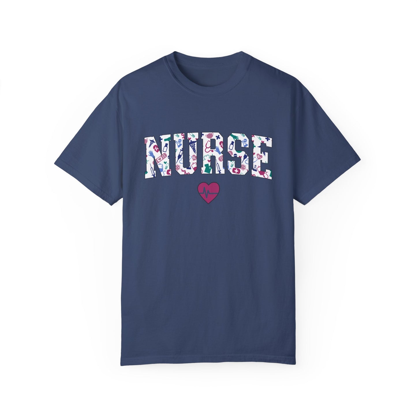 Nurse-Themed Unisex Garment-Dyed T-Shirt