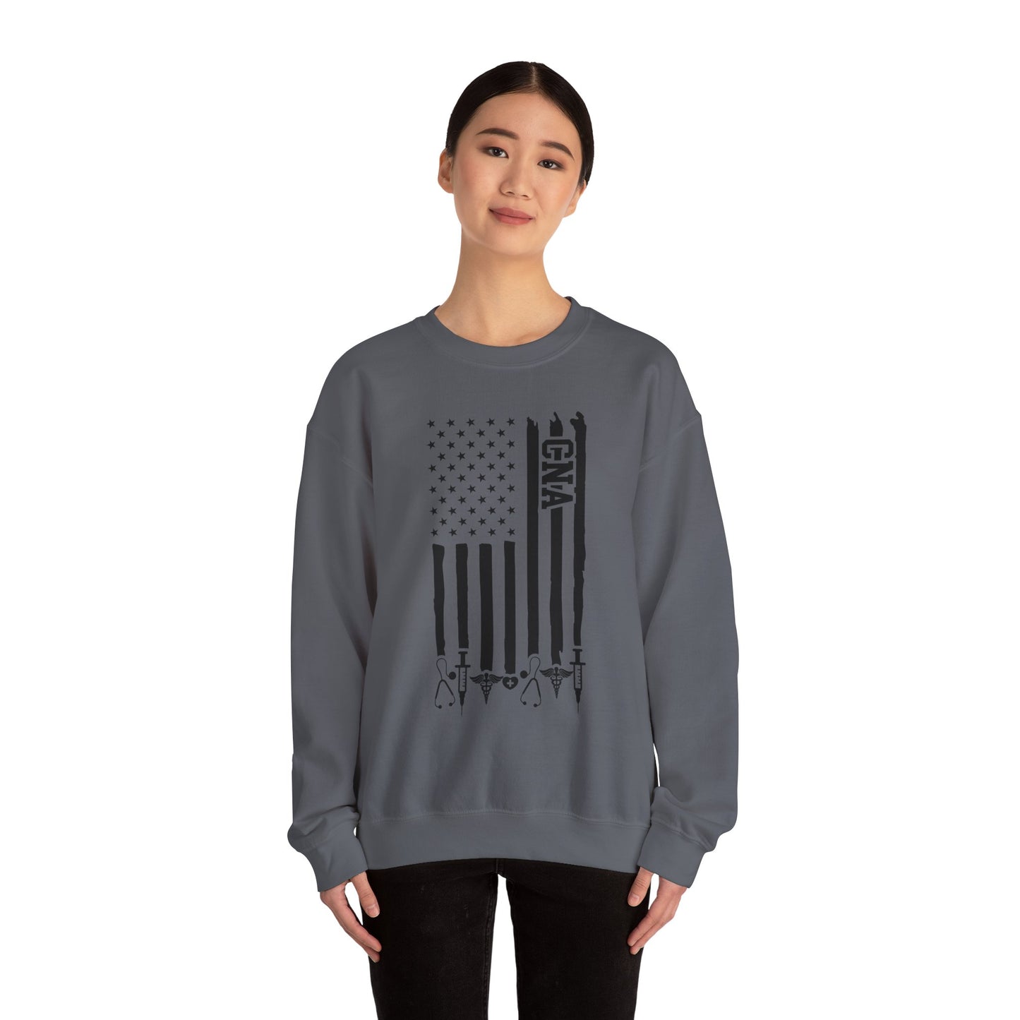 CNA Patriotic Sword Crewneck Sweatshirt