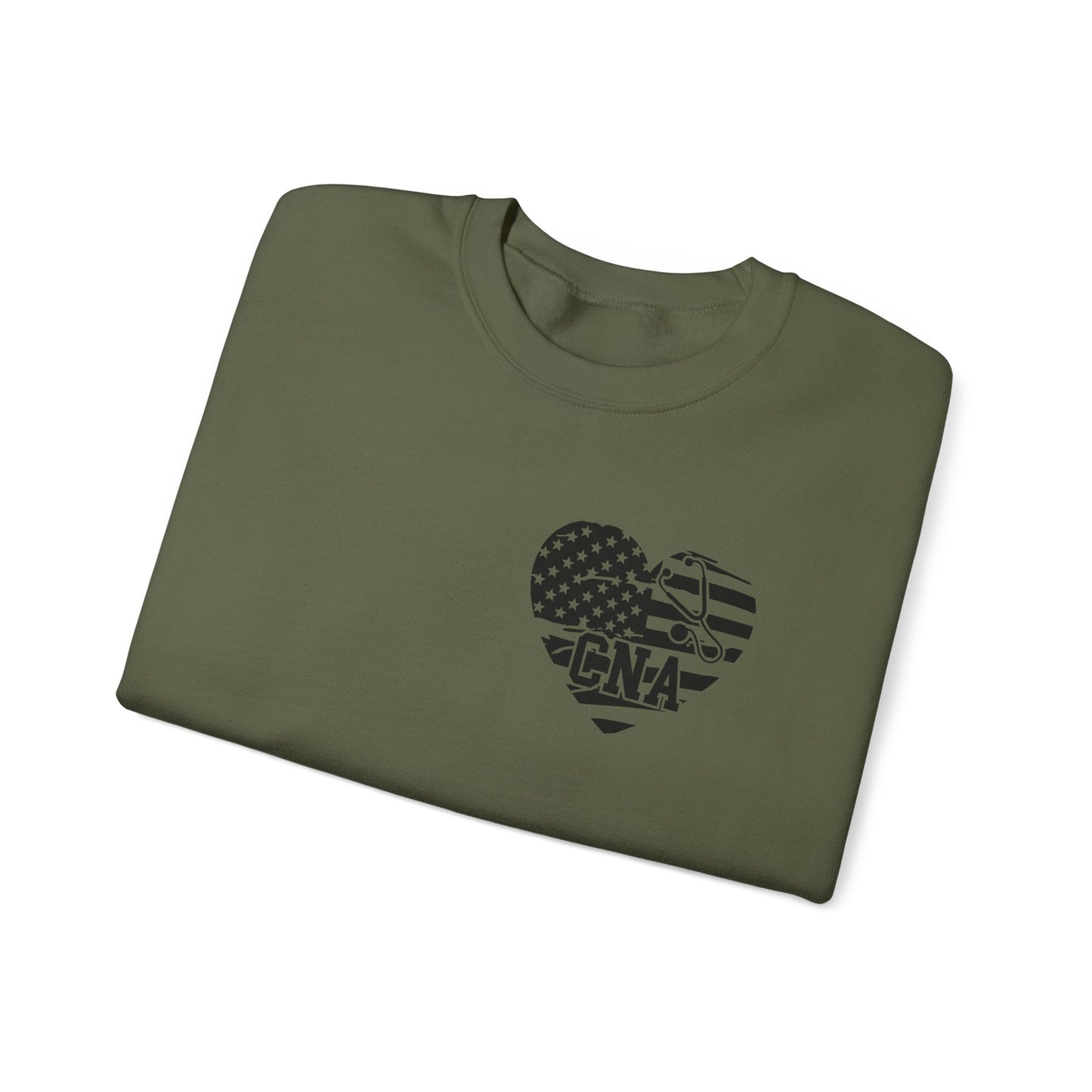 CNA Heart Unisex Sweatshirt - Certified Nursing Assistant Gift Idea