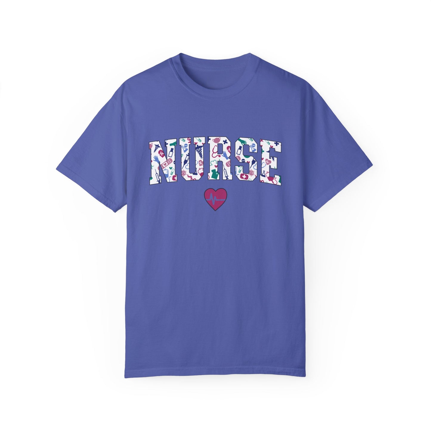 Nurse-Themed Unisex Garment-Dyed T-Shirt