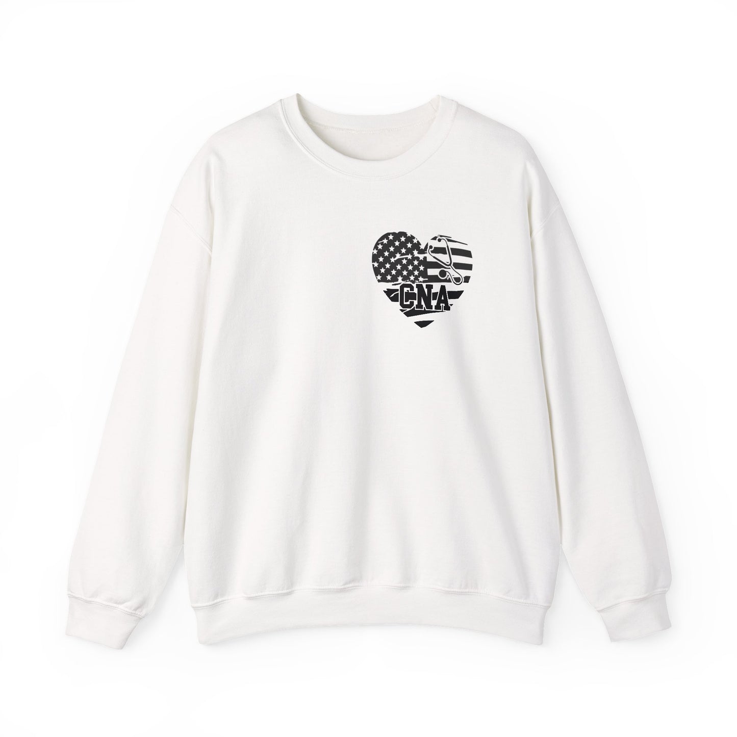 CNA Heart Unisex Sweatshirt - Certified Nursing Assistant Gift Idea