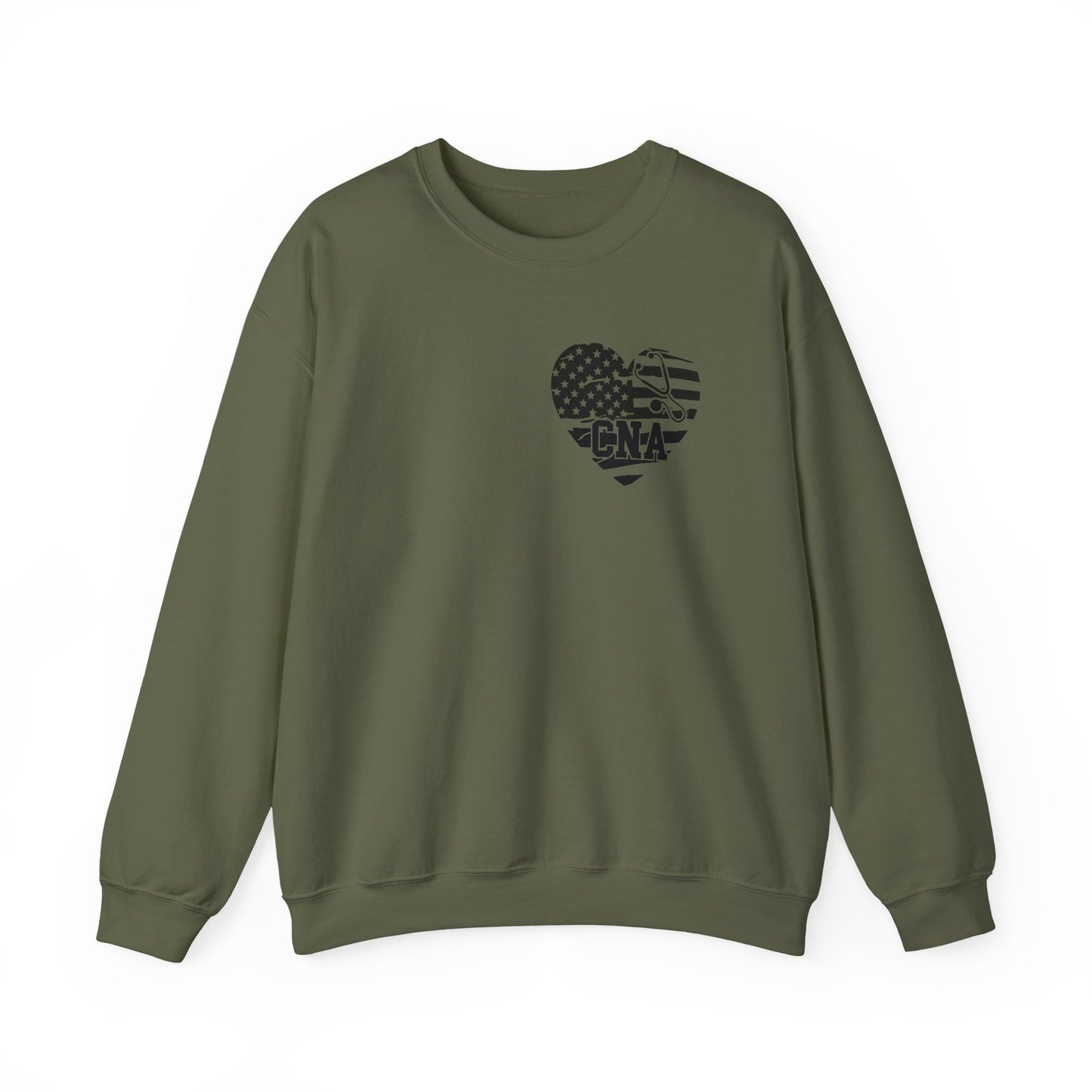CNA Heart Unisex Sweatshirt - Certified Nursing Assistant Gift Idea
