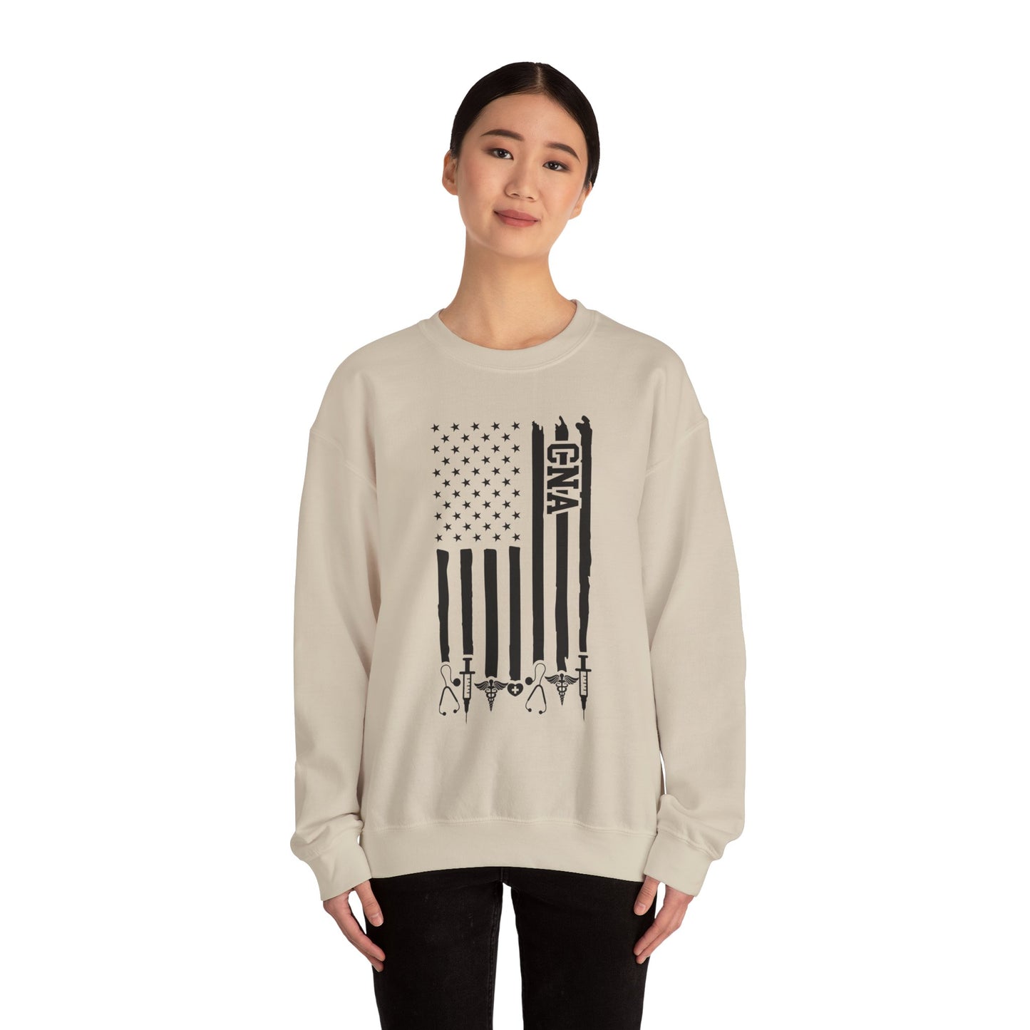 CNA Patriotic Sword Crewneck Sweatshirt