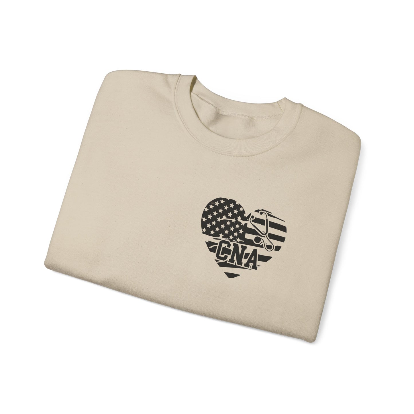 CNA Heart Unisex Sweatshirt - Certified Nursing Assistant Gift Idea