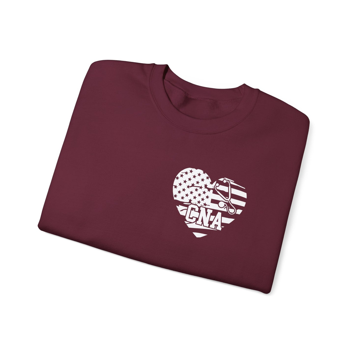 CNA Heart Flag Sweatshirt