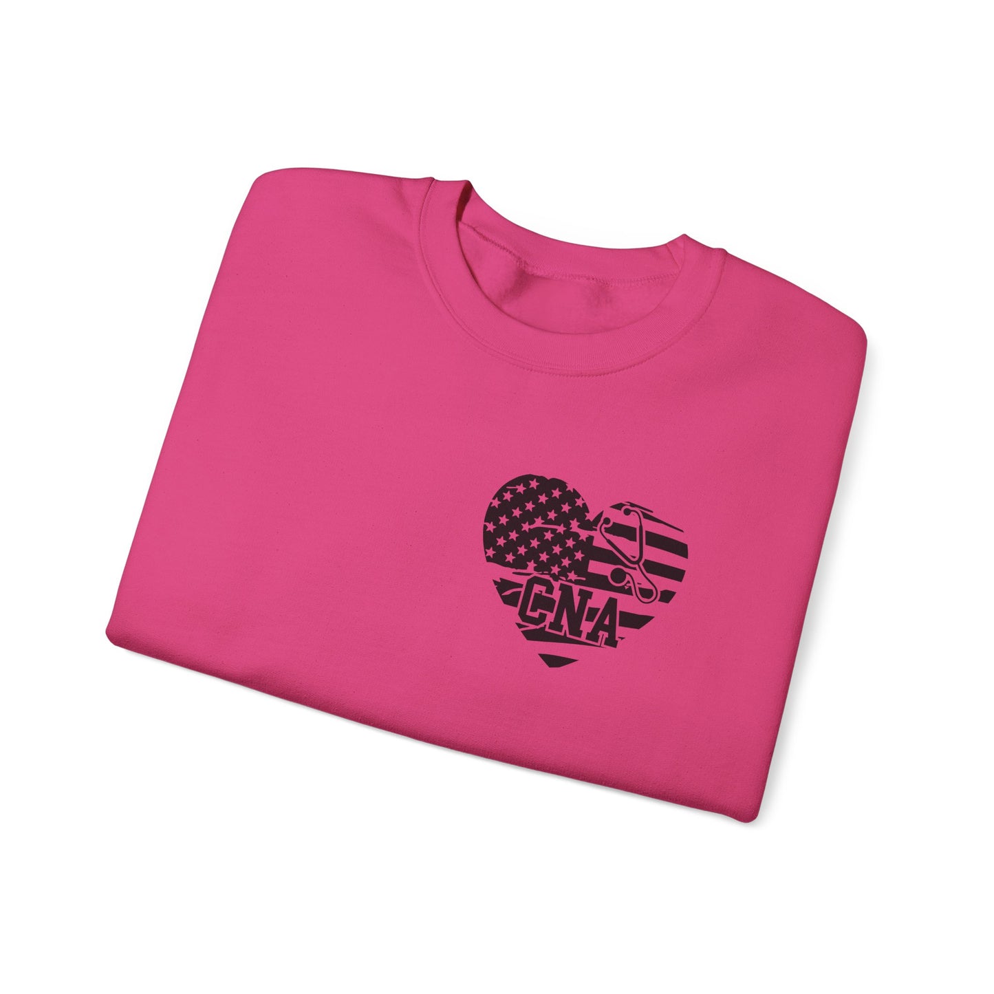 CNA Heart Unisex Sweatshirt - Certified Nursing Assistant Gift Idea