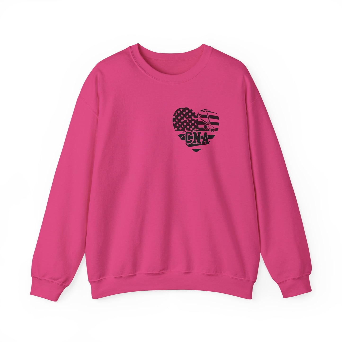 CNA Heart Unisex Sweatshirt - Certified Nursing Assistant Gift Idea