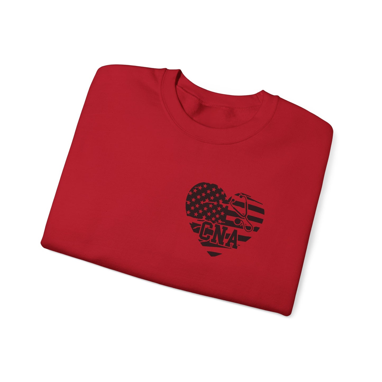 CNA Heart Unisex Sweatshirt - Certified Nursing Assistant Gift Idea