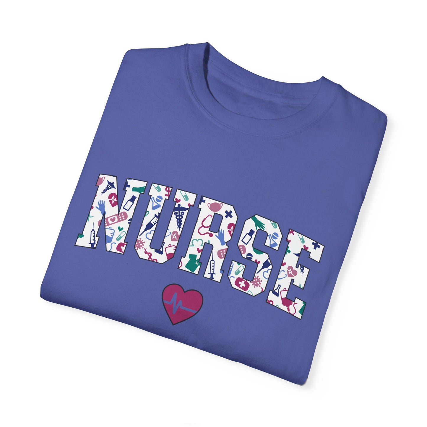 Nurse-Themed Unisex Garment-Dyed T-Shirt