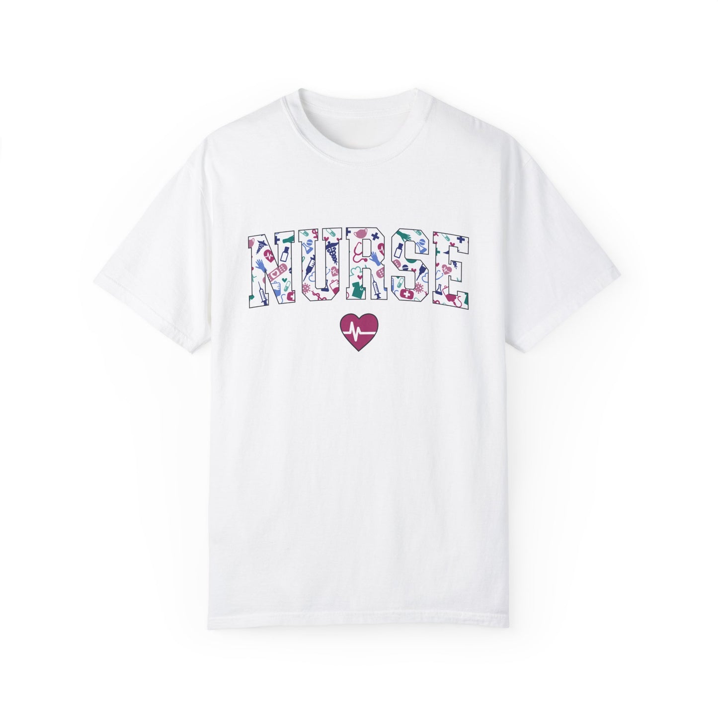 Nurse-Themed Unisex Garment-Dyed T-Shirt