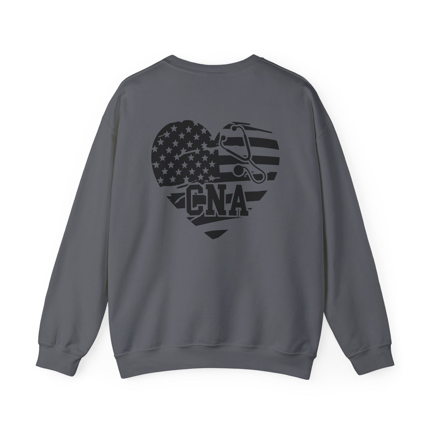 CNA Heart Unisex Sweatshirt - Certified Nursing Assistant Gift Idea