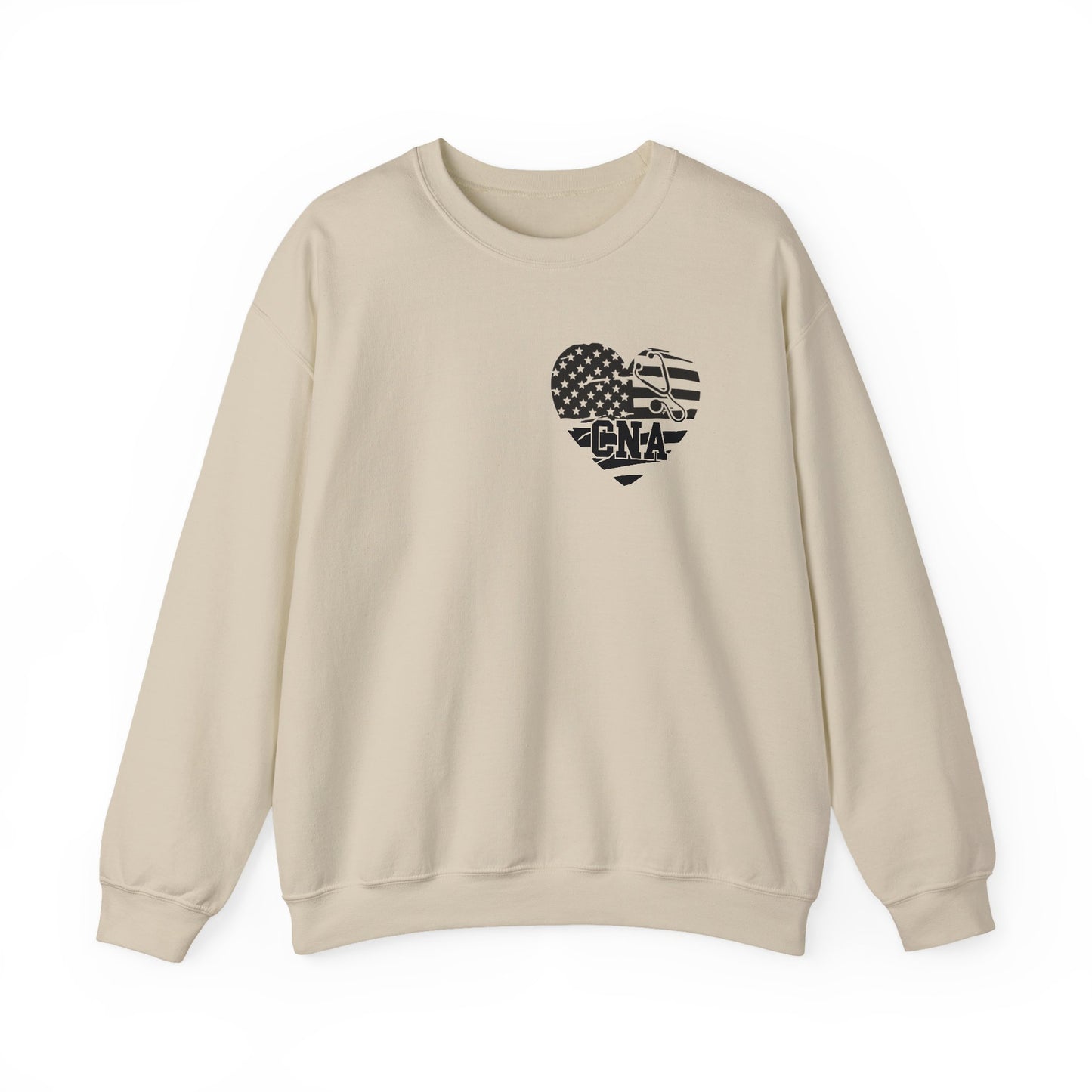 CNA Heart Unisex Sweatshirt - Certified Nursing Assistant Gift Idea