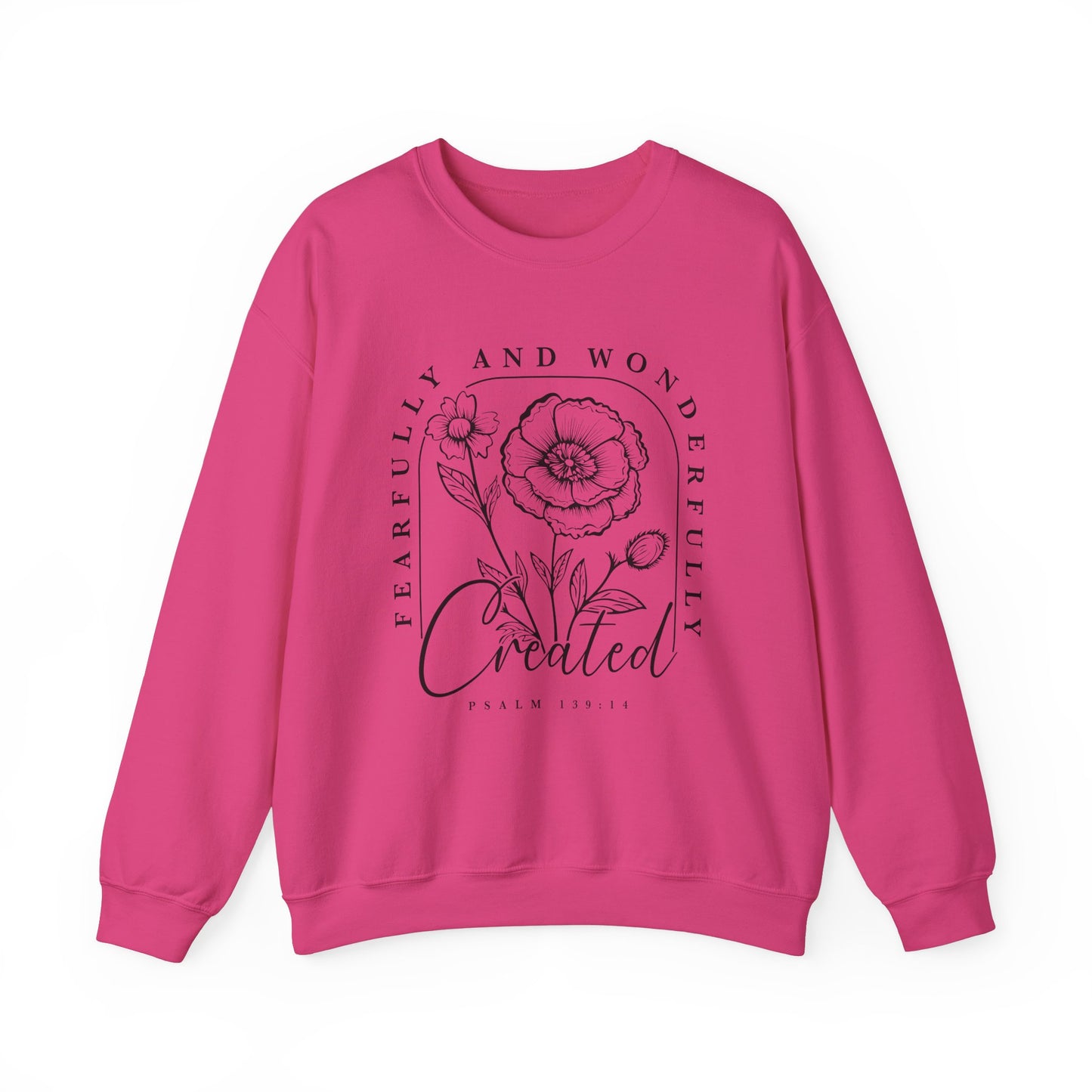 " Fearfully And Wonderfully Created" Crewneck Sweatshirt