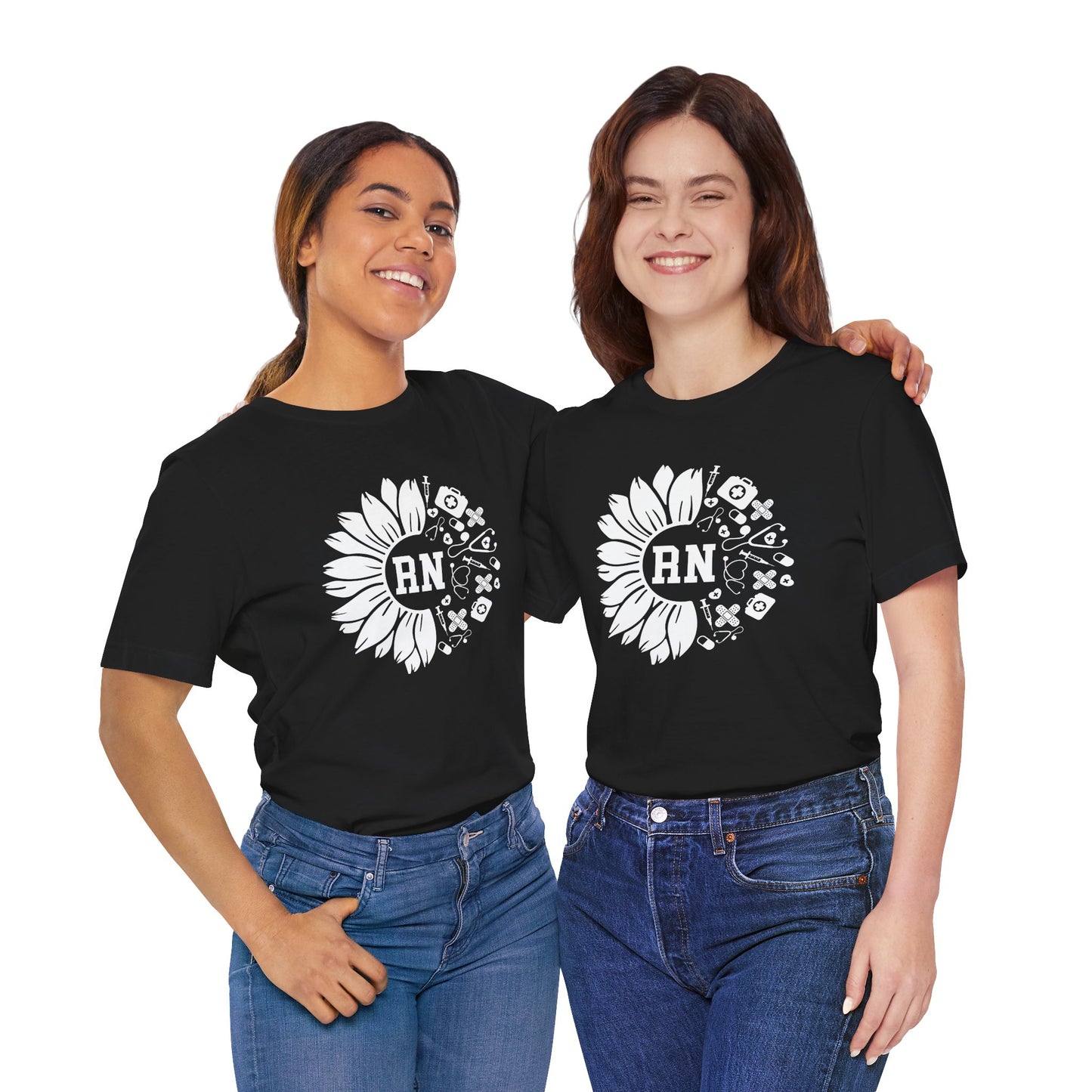 Floral Nurse Tee