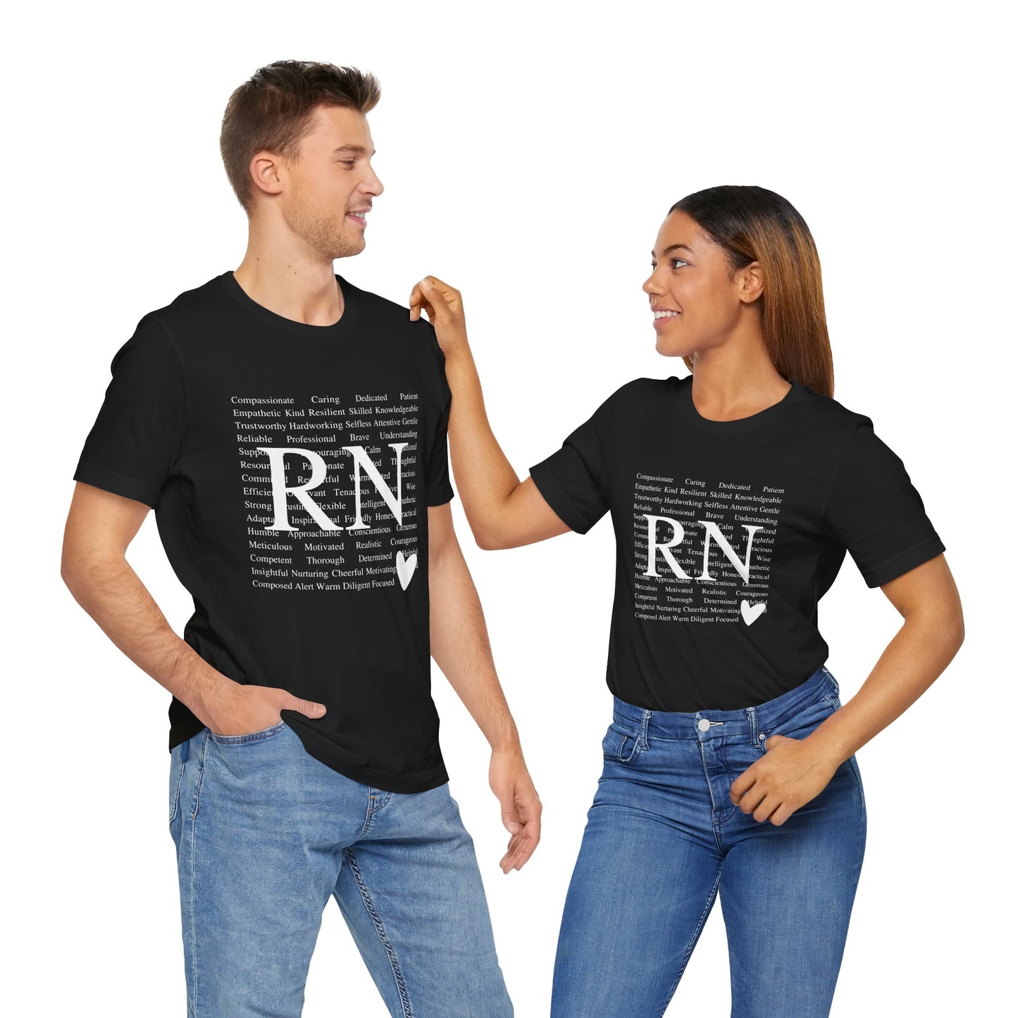 Compassionate RN Unisex Jersey Tee - Perfect Gift for Nurses