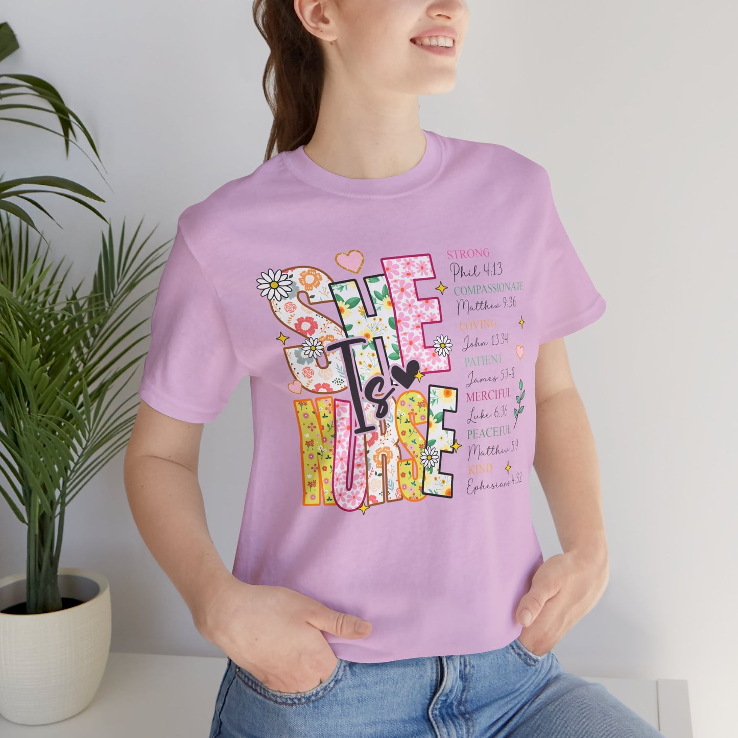 Nurse Appreciation Tee - Strong, Caring & Compassionate Design