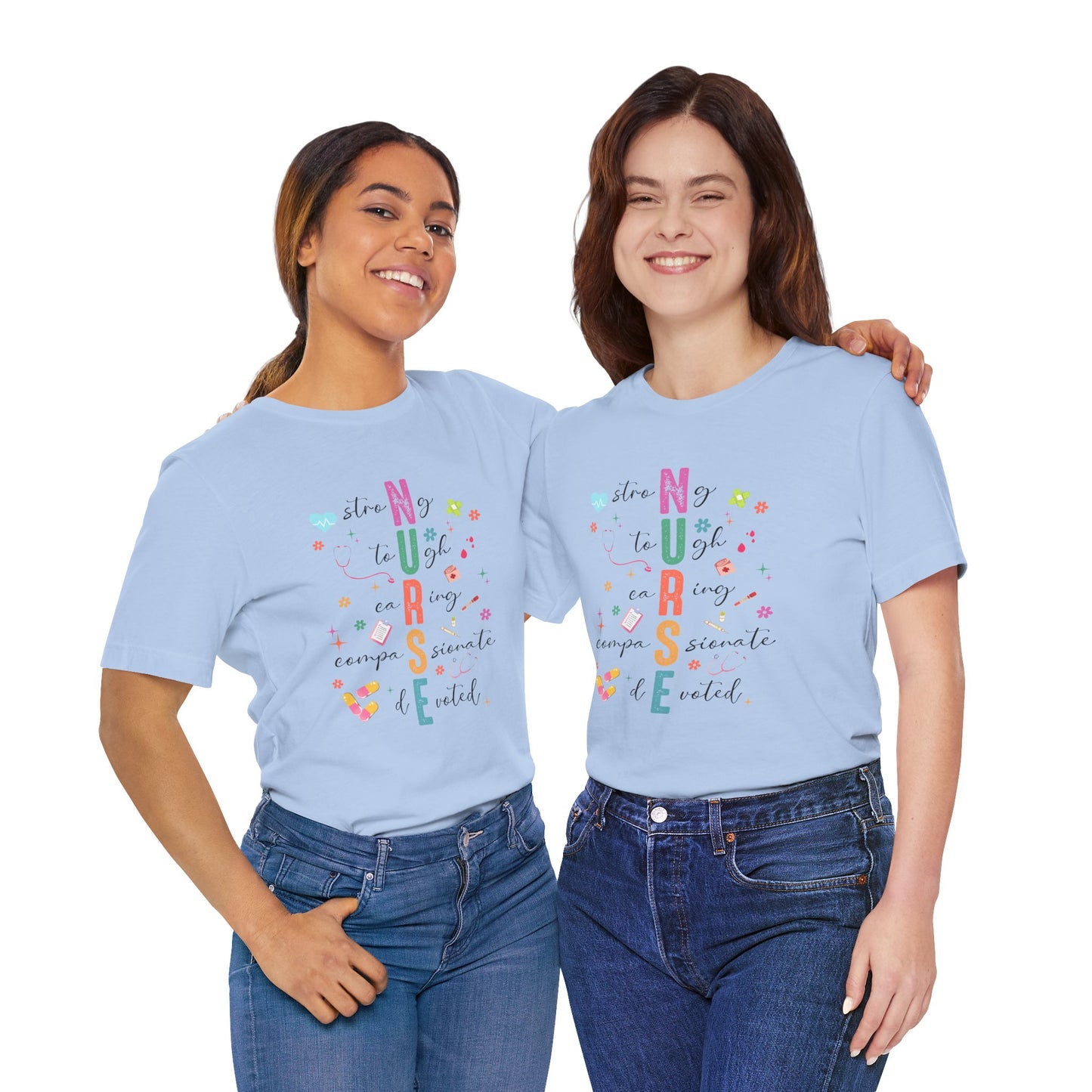 Inspirational Nurse Short Sleeve Tee - Gift for Healthcare Heroes
