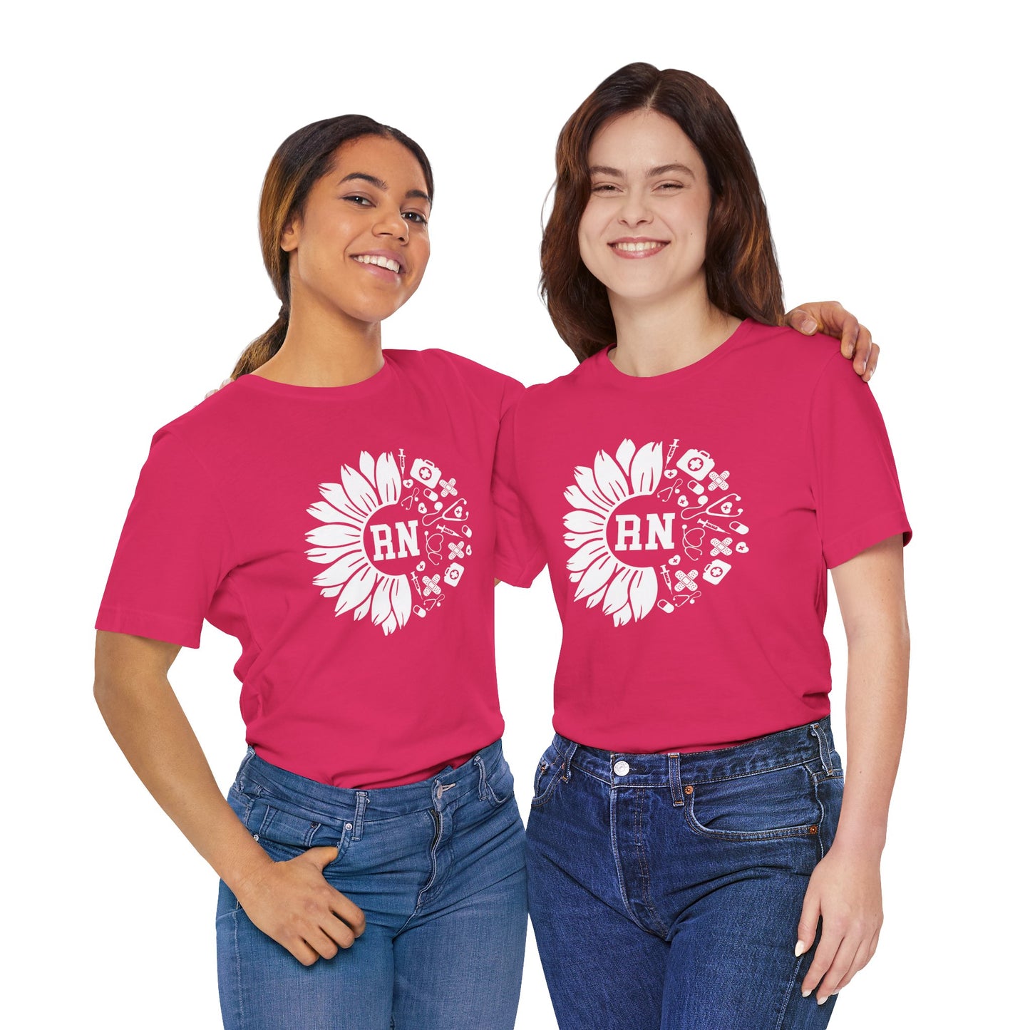 Floral Nurse Tee