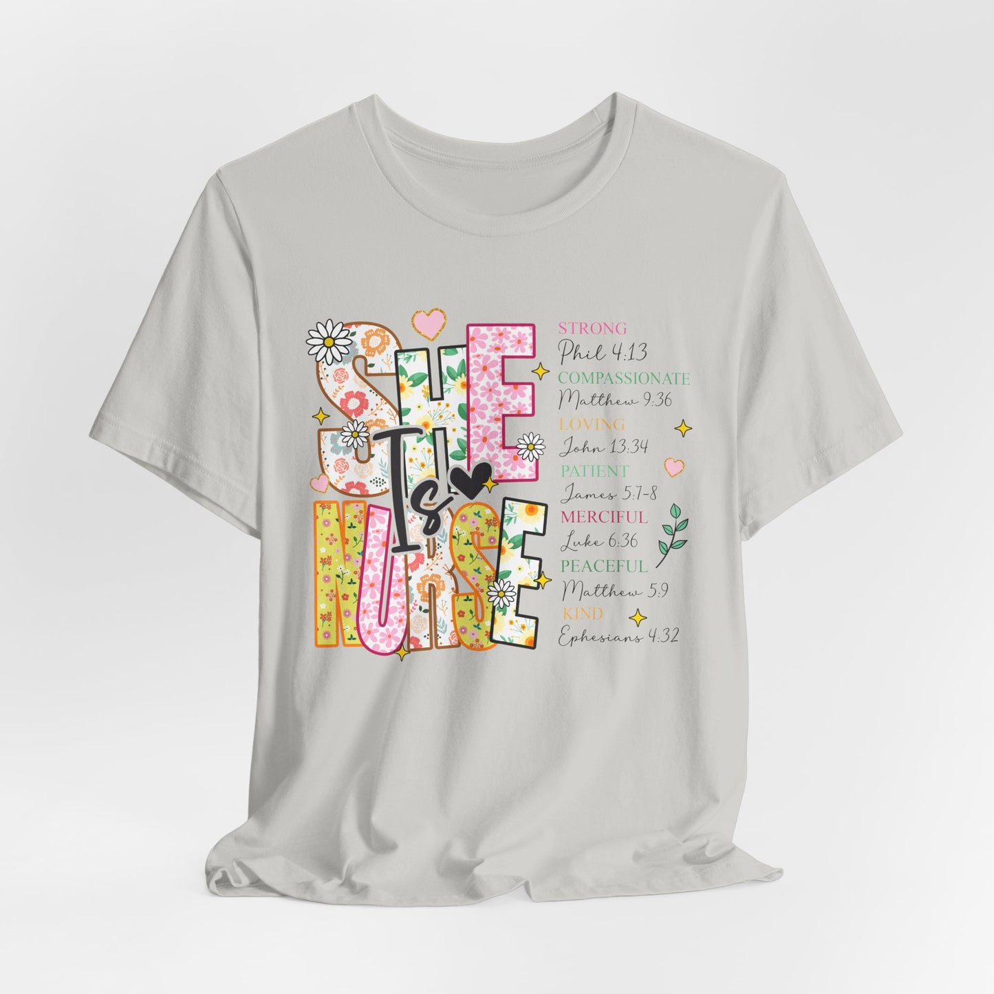 Nurse Appreciation Tee - Strong, Caring & Compassionate Design
