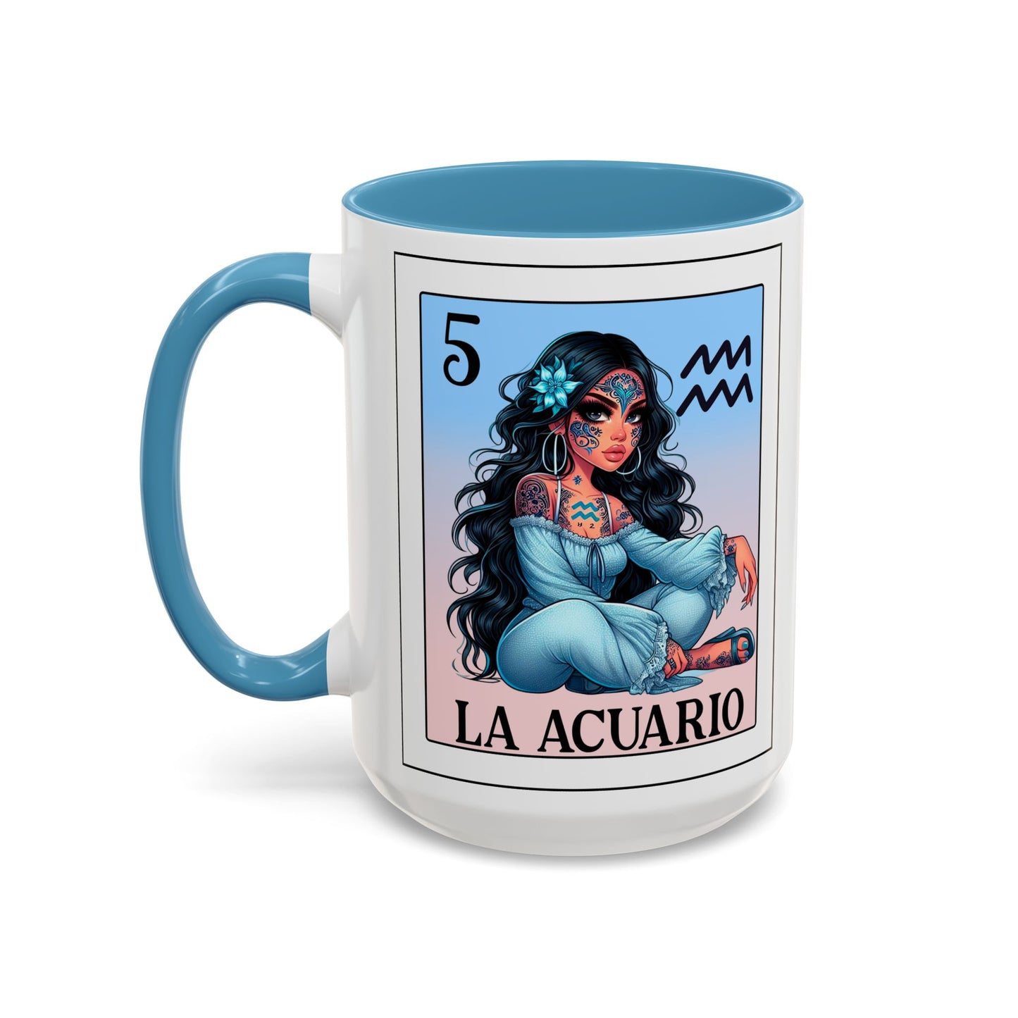 La Acuario Spanish Horoscope Coffee Mug