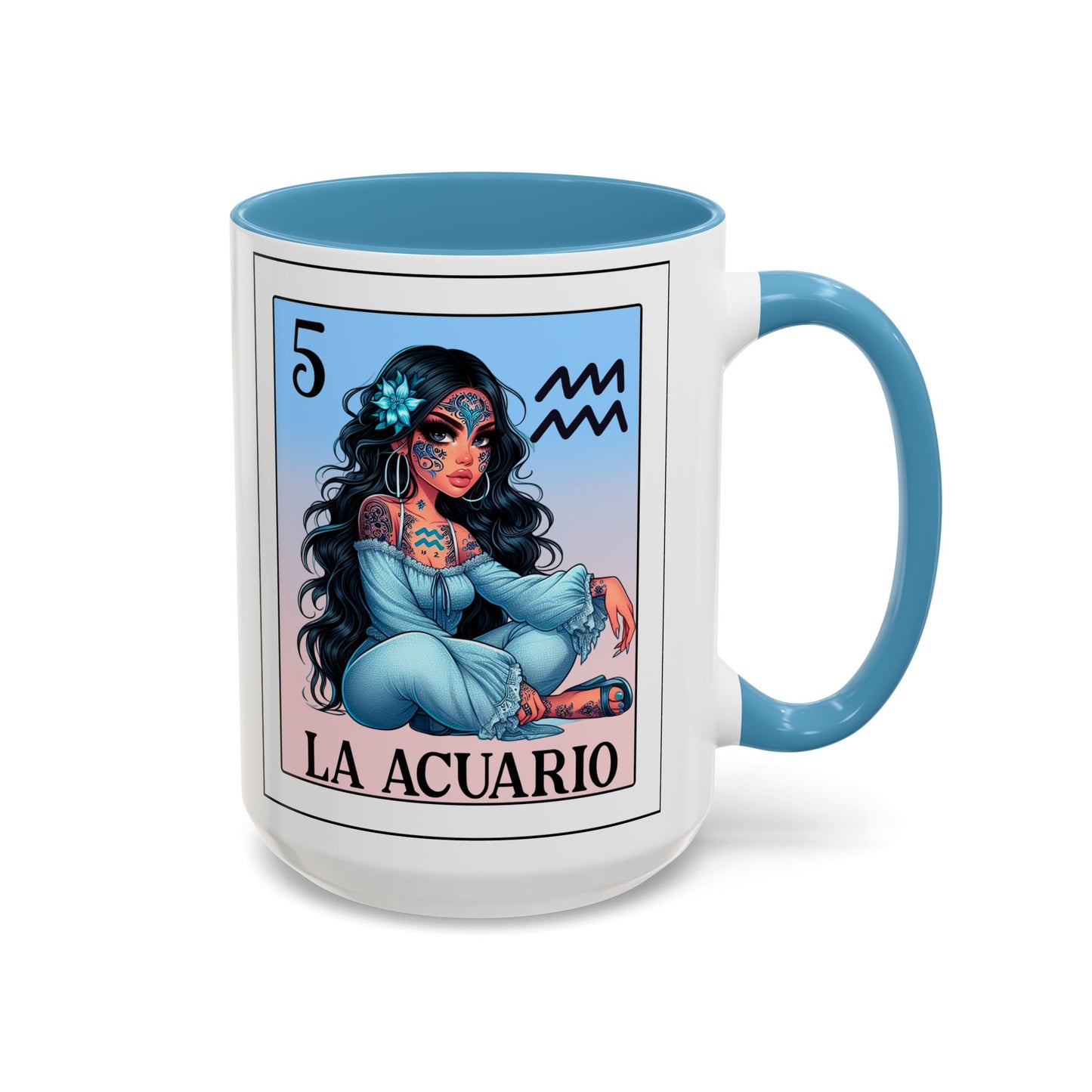 La Acuario Spanish Horoscope Coffee Mug