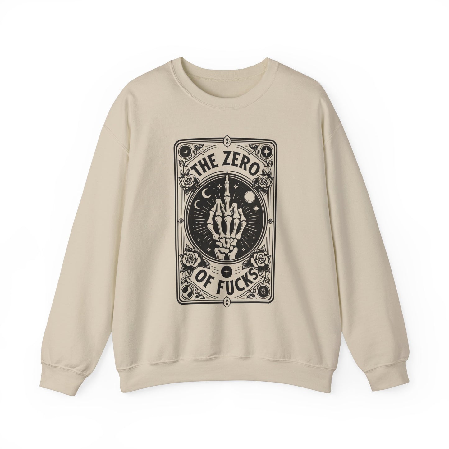"The Zero Of Fucks" Crewneck Sweatshirt