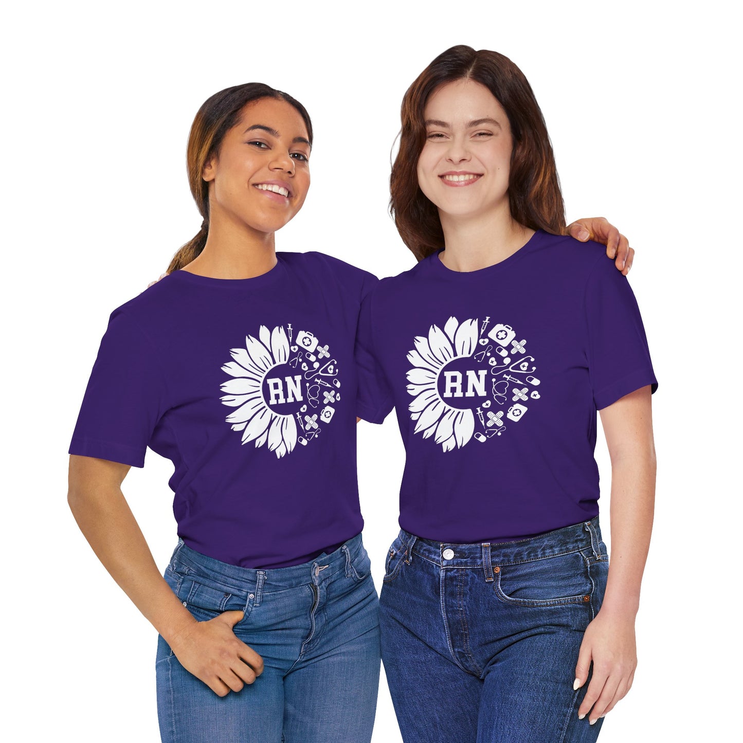 Floral Nurse Tee