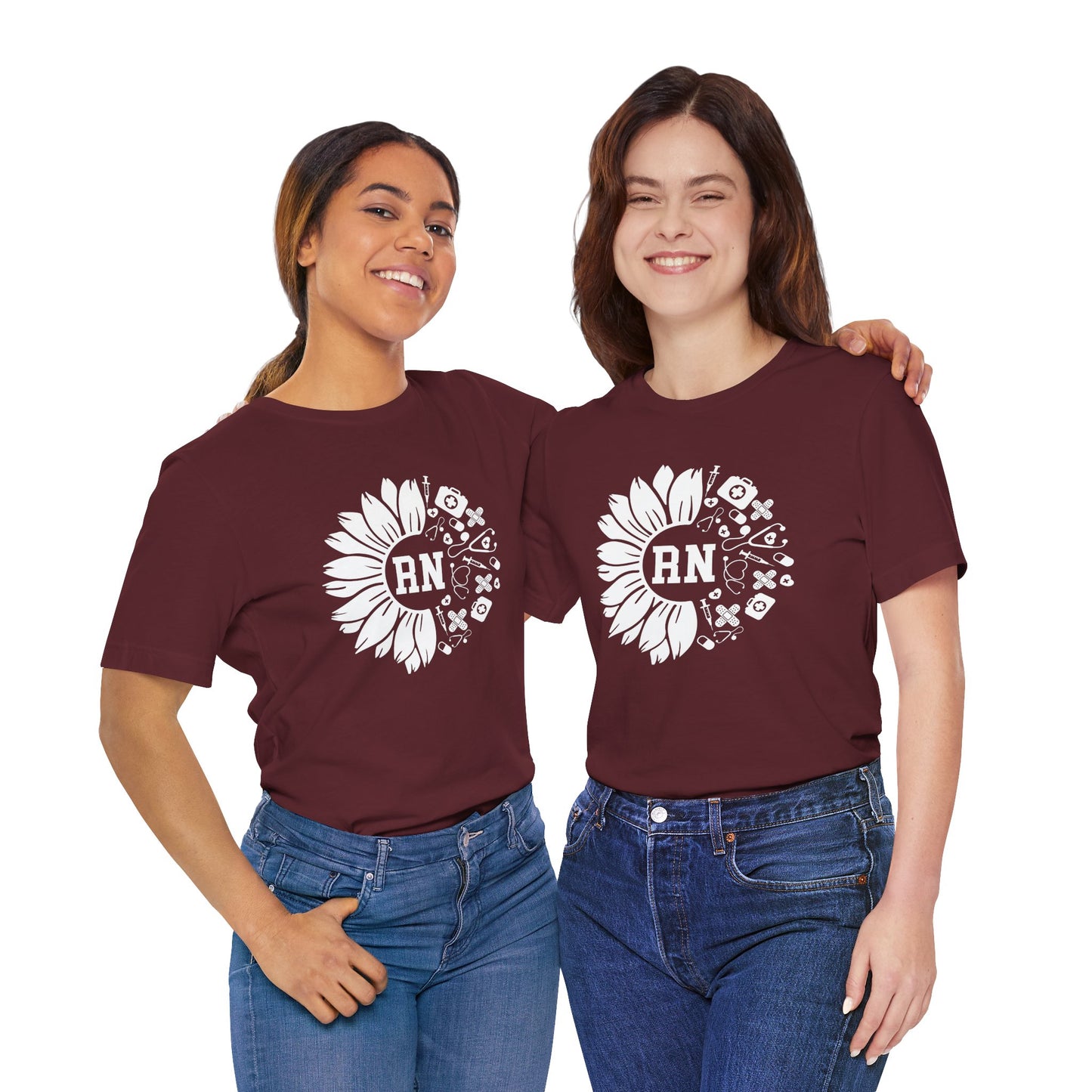 Floral Nurse Tee