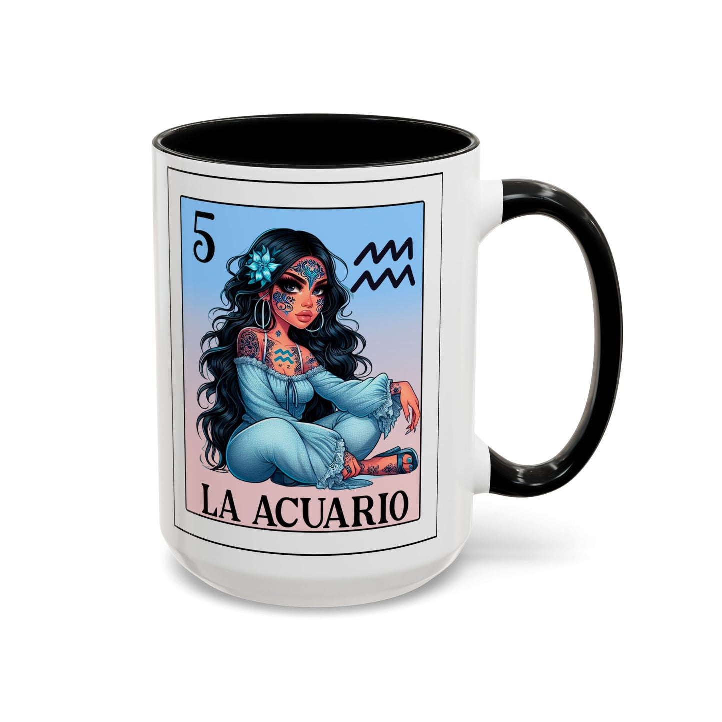 La Acuario Spanish Horoscope Coffee Mug