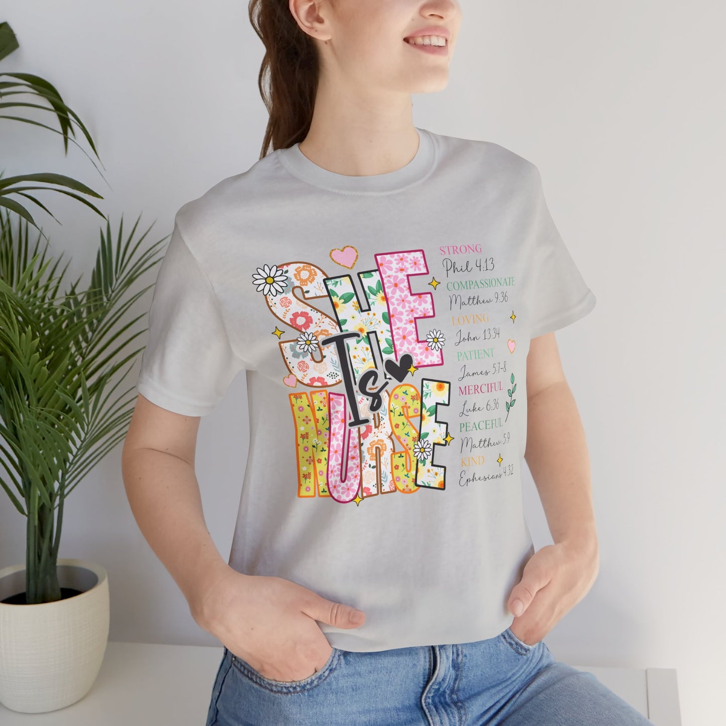 Nurse Appreciation Tee - Strong, Caring & Compassionate Design