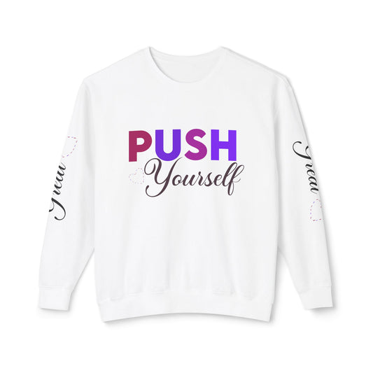 Push Yourself Lightweight Crewneck Sweatshirt