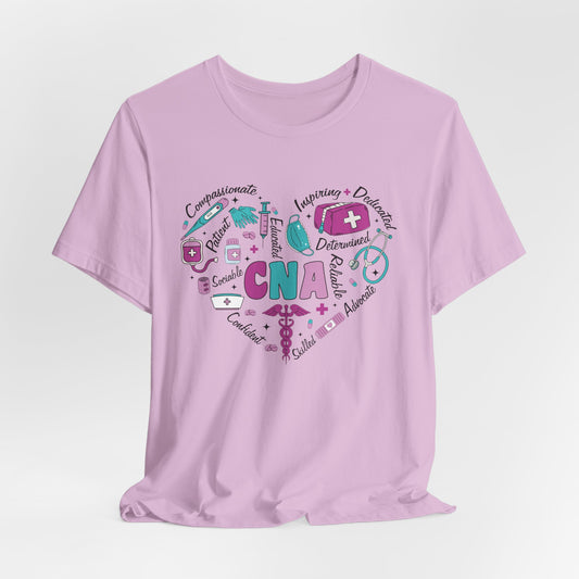 Heartfelt CNA Unisex Jersey Tee - Celebrate Caregiving with Comfort