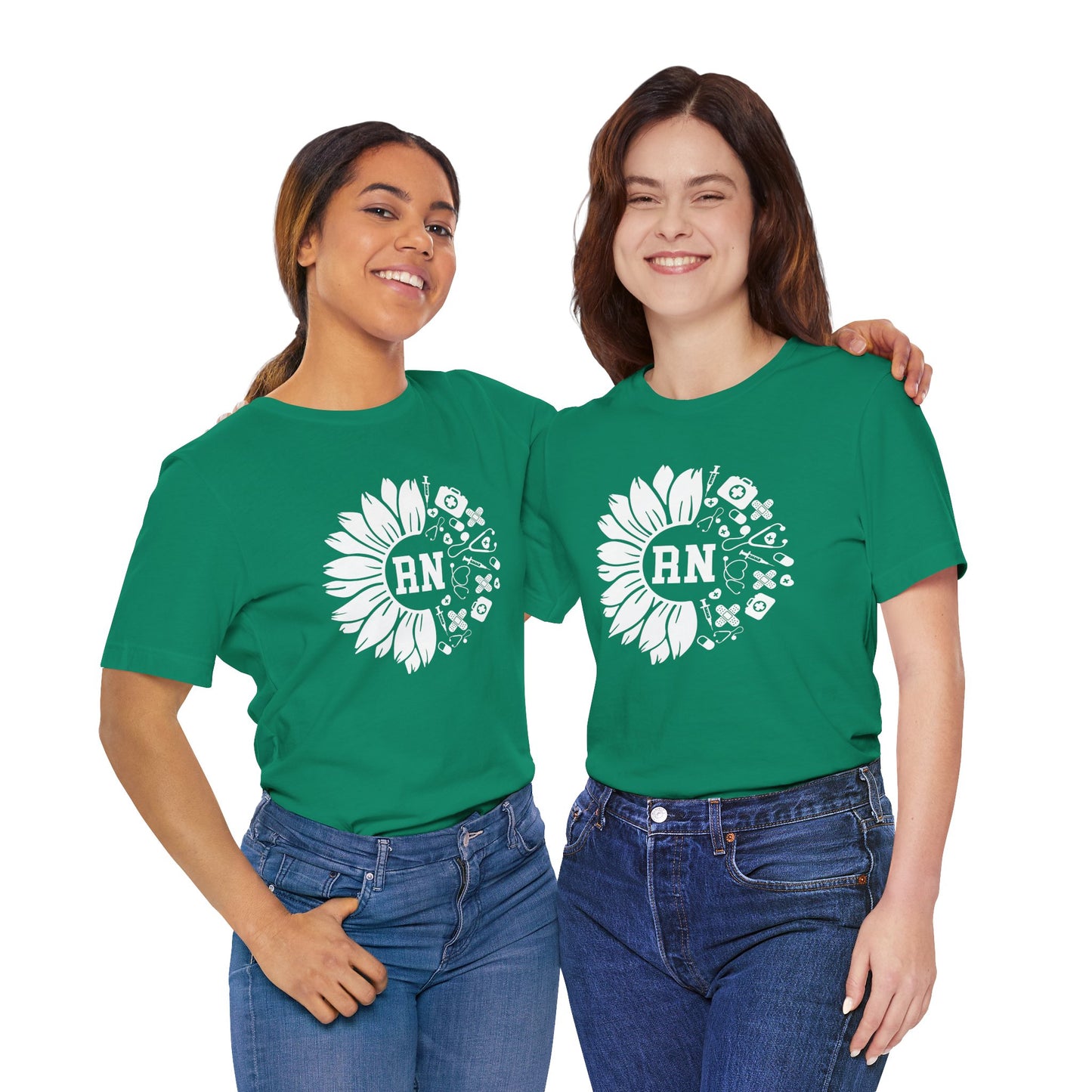 Floral Nurse Tee