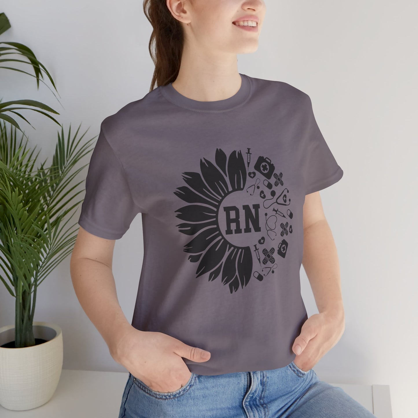 Floral Nurse Tee
