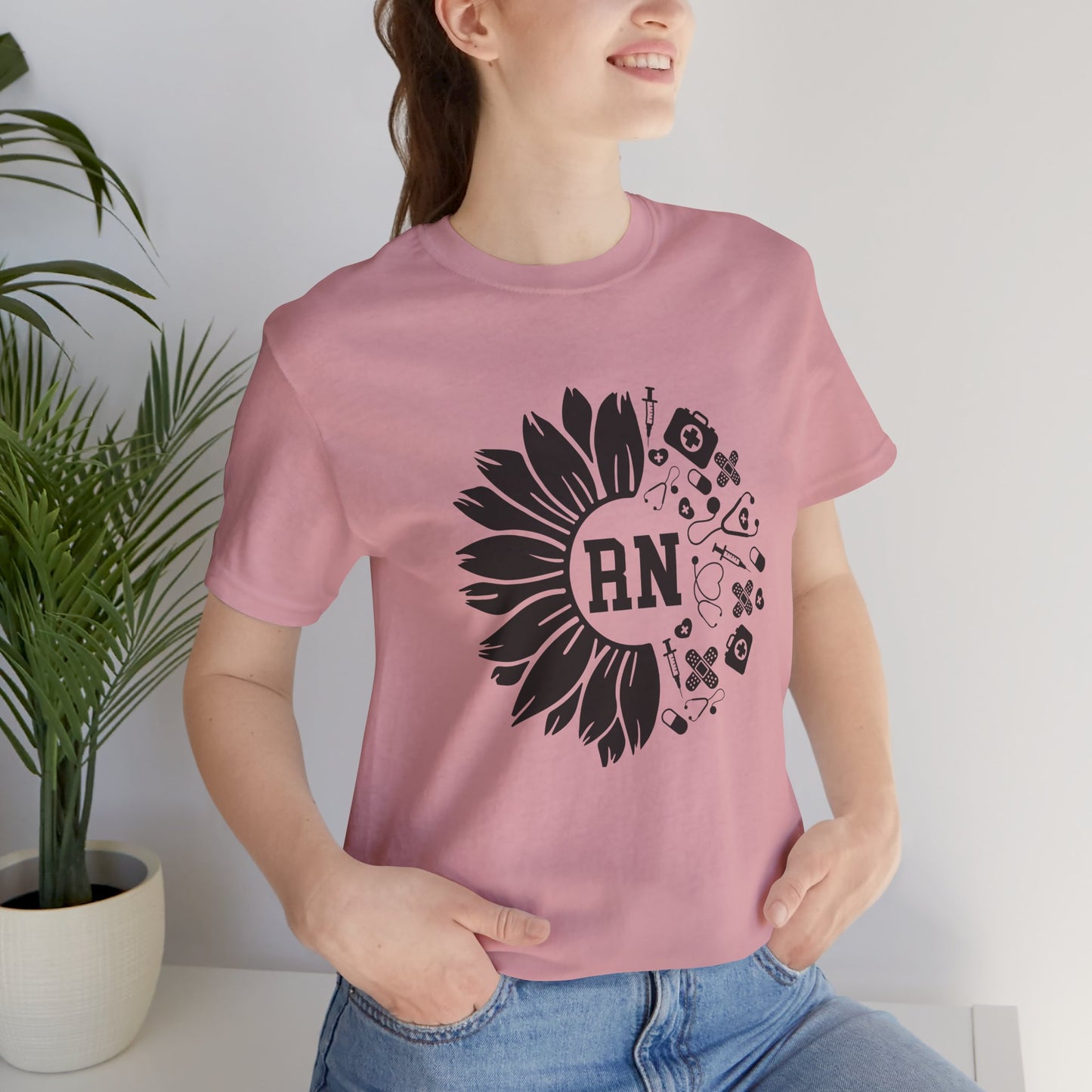 Floral Nurse Tee