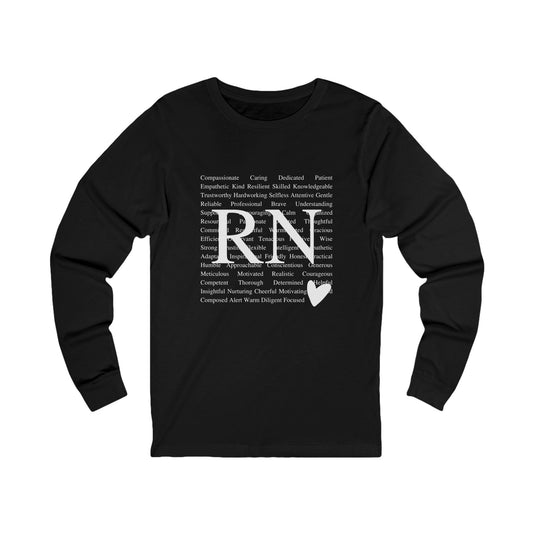 RN Unisex Long Sleeve Tee - Work Shirt Design