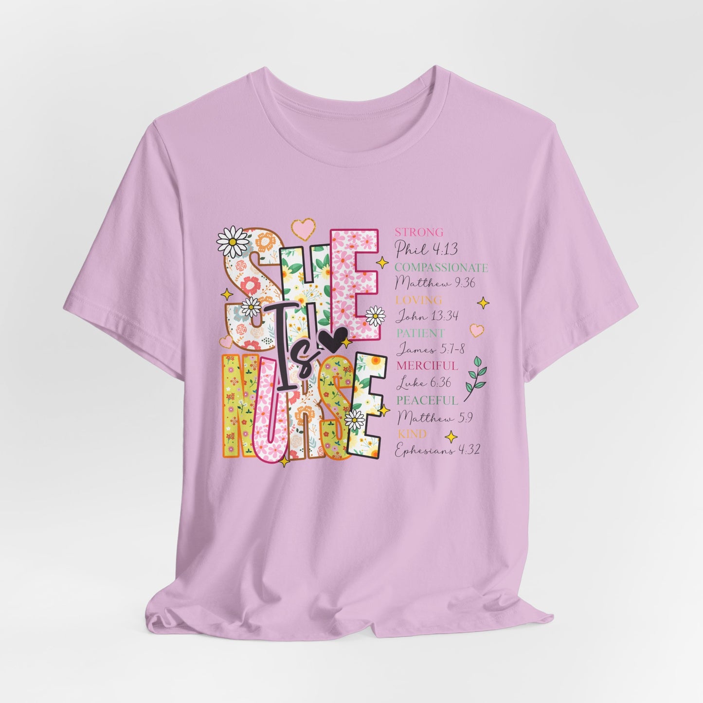 Nurse Appreciation Tee - Strong, Caring & Compassionate Design
