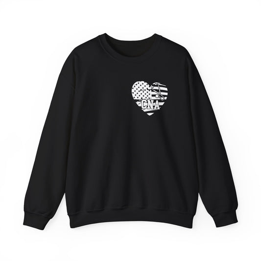CNA Heart Flag Sweatshirt