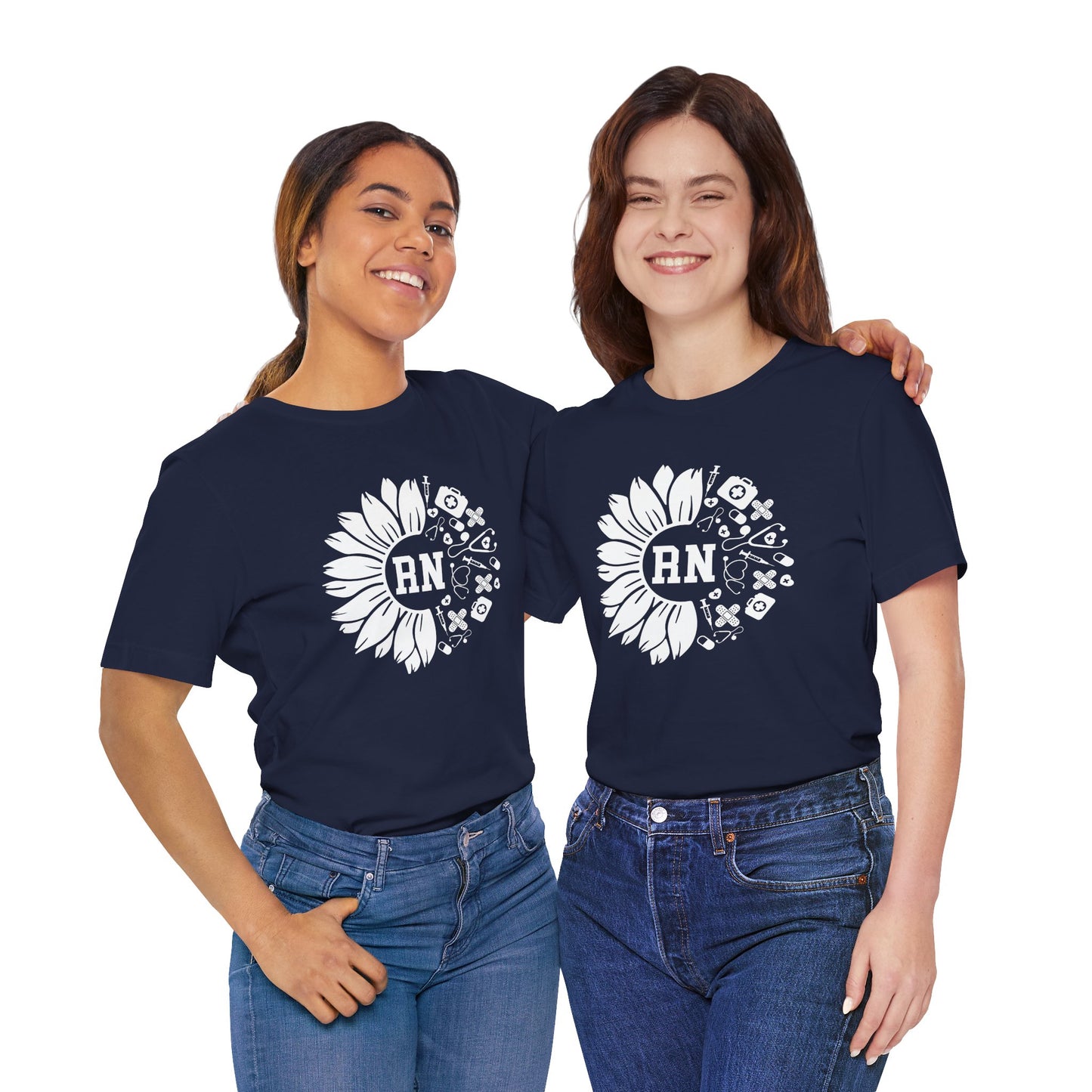 Floral Nurse Tee