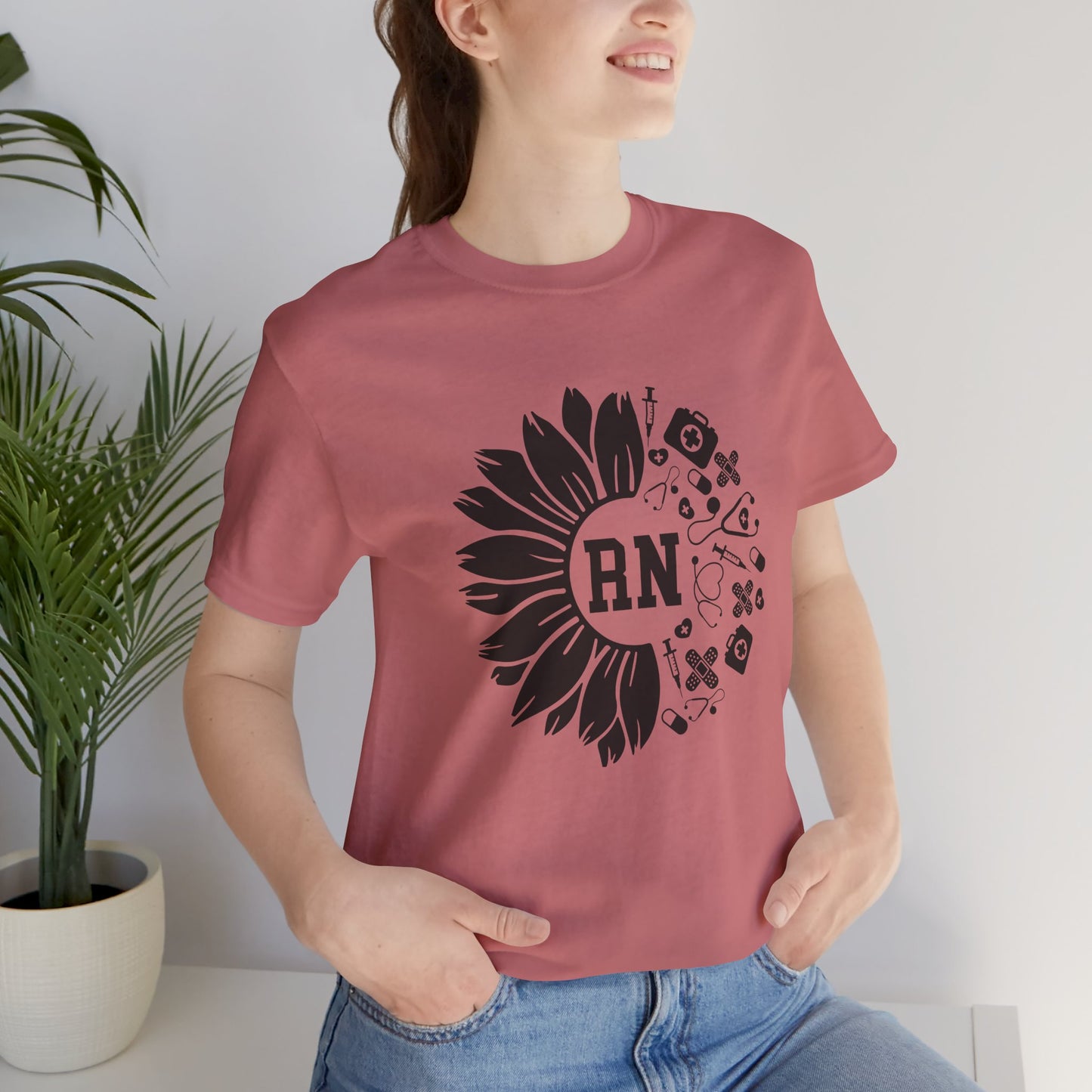 Floral Nurse Tee