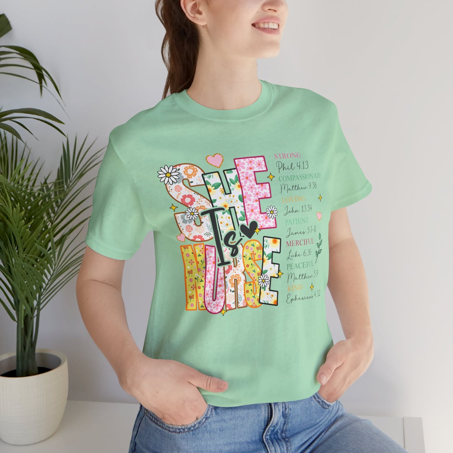 Nurse Appreciation Tee - Strong, Caring & Compassionate Design