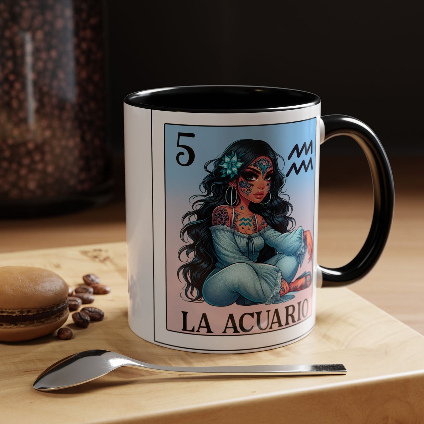 La Acuario Spanish Horoscope Coffee Mug