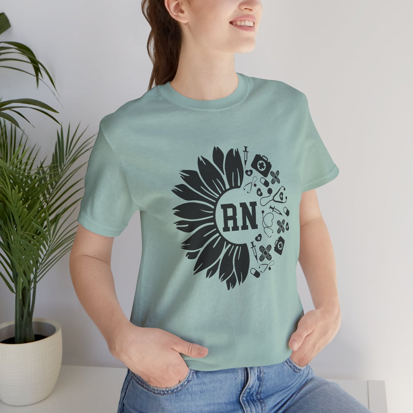 Floral Nurse Tee