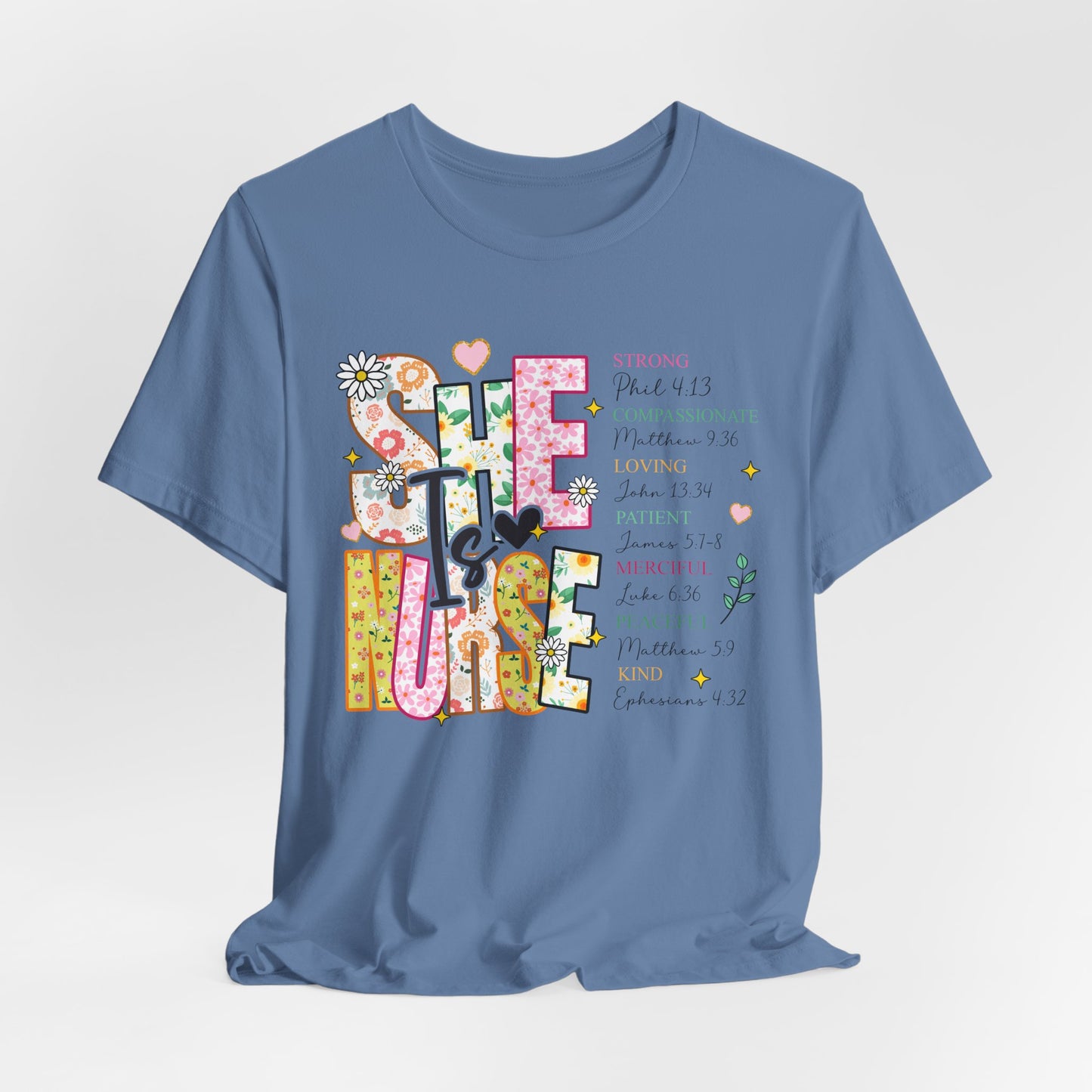 Nurse Appreciation Tee - Strong, Caring & Compassionate Design